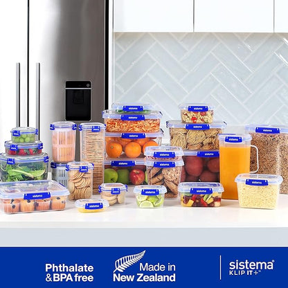 Sistema KLIP IT PLUS Food Storage Containers | 7.5 L Rectangle | Stackable &