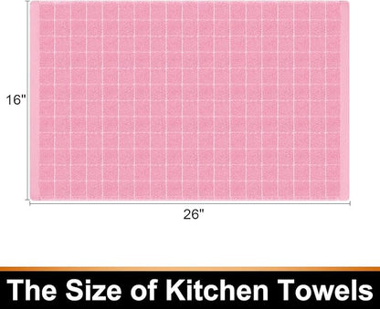 Mordimy 100% Cotton Terry Cloth Kitchen Towels, Super Soft and Absorbent Dish