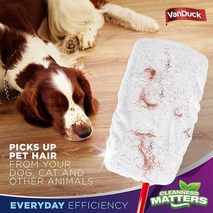 VanDuck 100% Cotton Pad Terry Cloth Mop Refills 15x8 inches, 2 Pack