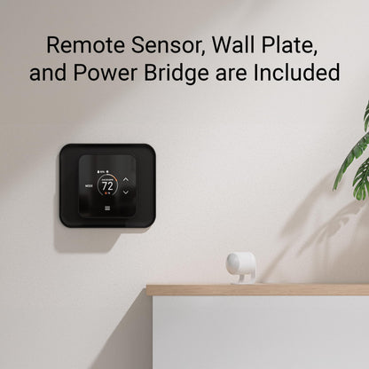 Lux TQX Thermostat with Remote Sensor, WiFi Thermostat Works with Matter, Alexa, Apple Home, Google, App & Voice Control, Programmable Smart Thermostat, C-Wire and wall Plates Included