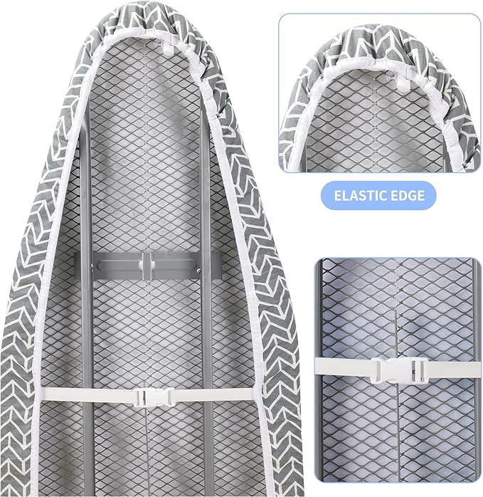 BNDX Eco-Friendly Ironing Board Cover and Pad 18" x 49" – Heat-Resistant