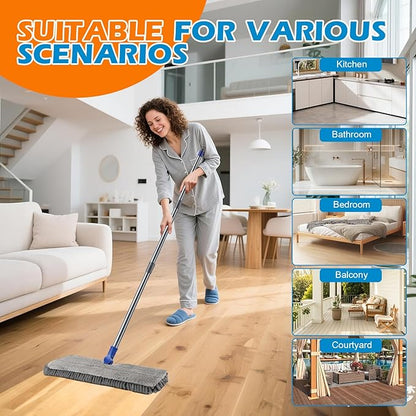 Mops for Floor Cleaning, Masthome Flat Dust Mop