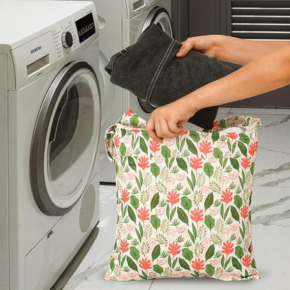 2pcs Travel Waterproof Laundry Bag, Cloth Diaper Wet Dry Bags