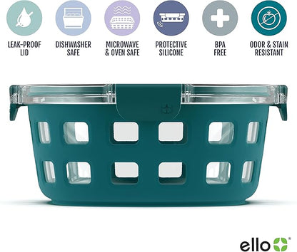 Ello Duraglass Meal Prep Container- Glass Food Storage Container