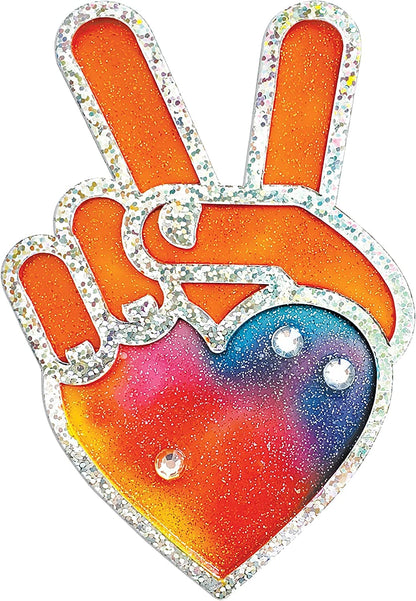 Creativity for Kids Easy Sparkle Window Art Kit | Make 7 Colorful Window Art Designs with Paint & Sparkle | Relaxing DIY Craft & Creative Activity for Kids Everywhere (Ages 6+)