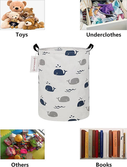 QUEENLALA Large Storage Basket, Laundry Hamper/Bathroom/Home Decor/Collapsible