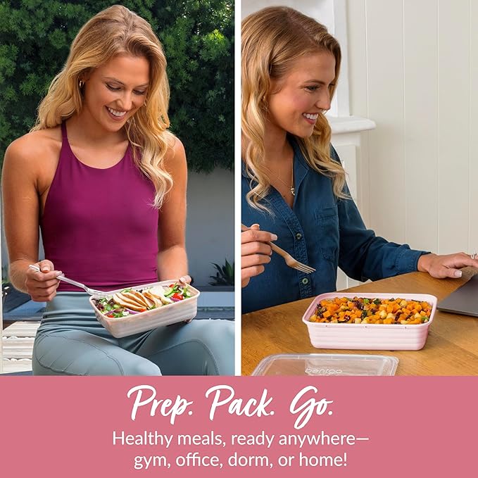 Bentgo Prep - 20-Piece 1-Compartment Reusable Meal Prep Containers