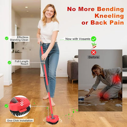 Upgraded Triangle Scrub Brush Head