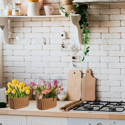 2 Pcs Hanging Storage Baskets, Potato Garlic Onion Pantry Storage Baskets