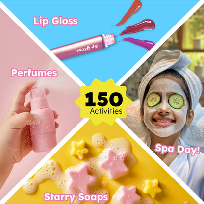 Butterfly EduFields 150+ Girls Science Kit for Kids 8-12 Ages 8 9 10 11 12 Years | Girls Science Experiments | Birthday for Girl | Fun STEM Learning and Educational Toys