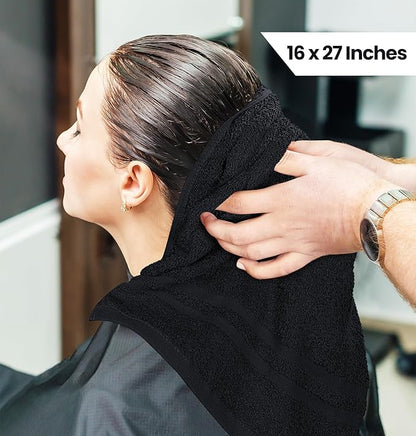 Utopia Towels Cotton Bleach Proof Salon Towel 16 by 27 inches, Bleach Safe Gym