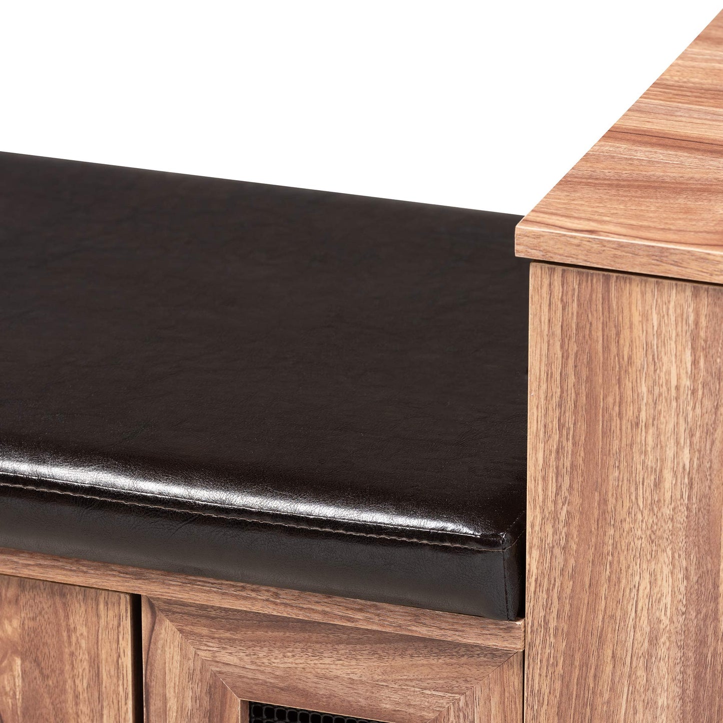 Baxton Studio Benches, One Size, Dark Brown/Oak