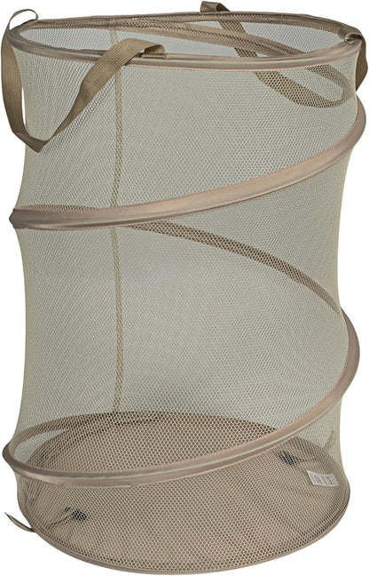 Household Essentials Pop-Up Mesh Laundry Hamper