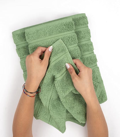 American Soft Linen Premium 3 Piece Towel Set, 1 Bath Towel 1 Hand Towel 1