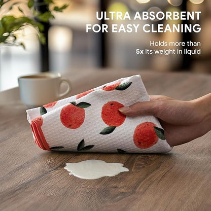 RECYCO Waffle Kitchen Towel Set of 2