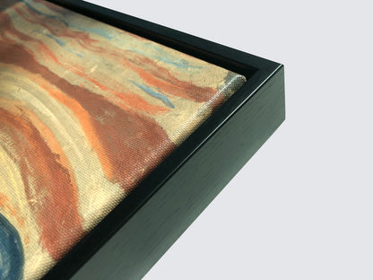 Wieco Art Framed Art The Scream by Edward Munch Famous Paintings Reproduction Abstract Canvas Prints Artwork for Wall Decor Modern Canvas Wall Art for Home & office Decoration