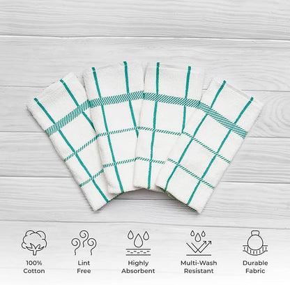 100% Cotton Terry Dish Cloth & Dish Towel)
