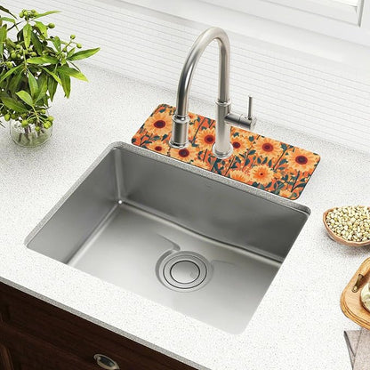 Kitchen Sink Splash Guard 1 PC 30 Inch Sink Faucet Mat Splash Guard
