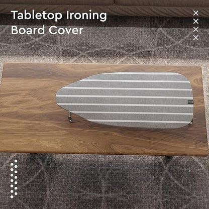 Encasa XO Ironing Board Cover and Pad 28"x12" - 4mm Felt Mini Iron Board Cover