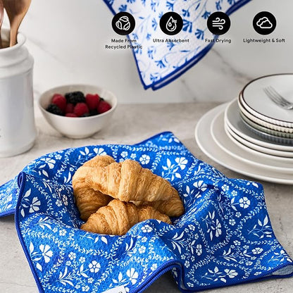 RECYCO Waffle Kitchen Towel Set of 2
