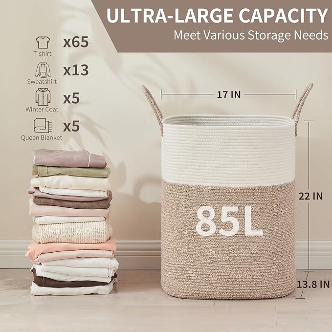 Laundry Basket with Handles