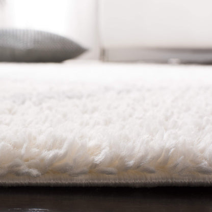 SAFAVIEH Parma Shag Collection Area Rug - 6' x 9', Cream & Grey, Moroccan Trellis Design, Non-Shedding & Easy Care, 1.2-inch Thick Ideal for High Traffic Areas in Living Room, Bedroom (PMA521A)