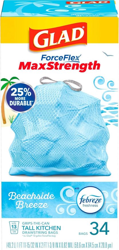 Glad Trash Bags, 13 Gallon