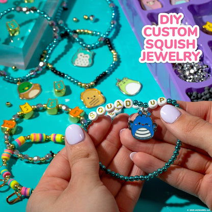 Original Squishmallows Bracelet Design Set, Cute & Friendship Bracelet Kit, Jewelry Making Kit, Charm Bracelet Making Kit, Beading & Jewelry Making, Friendship Bracelet Making Kit