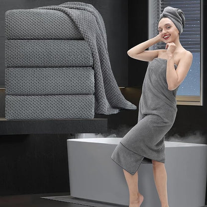 Extra Large Bath Towel Set of 4, Oversized Bath Sheet Super Soft Highly