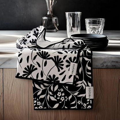 RECYCO Waffle Kitchen Towel Set of 2