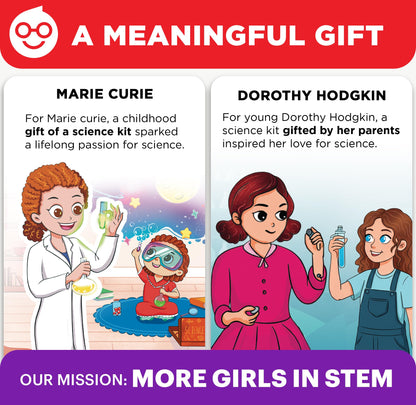 Doctor Jupiter Girls' Super Science Kit for Ages 8-12 | Birthday Gift Ideas for Girls 8,9,10+ Years Old | Chemistry Set with 100+ Experiments