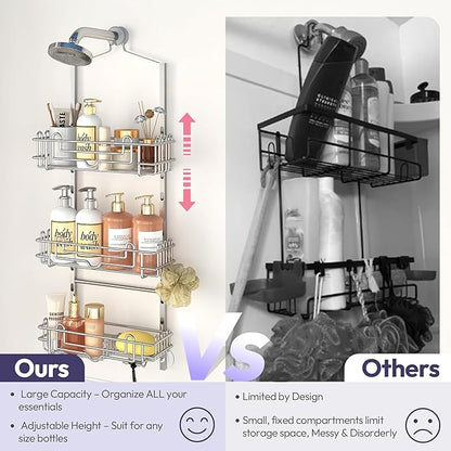 SWTYMIKI Shower Caddy Hanging Organizer