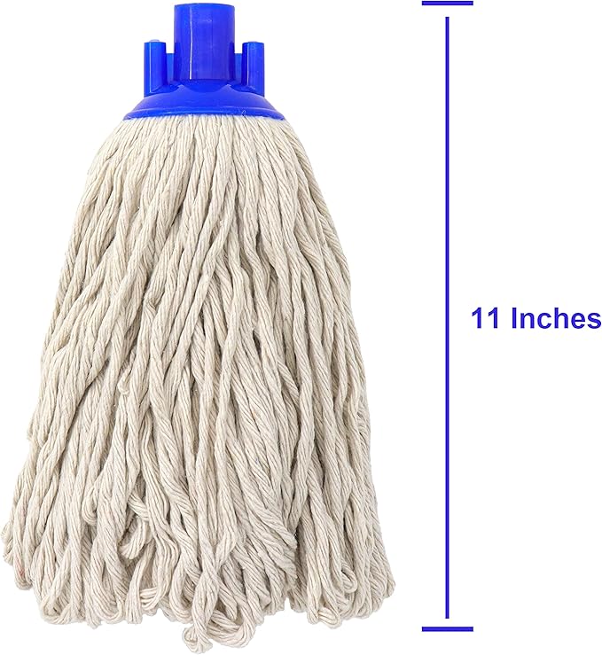 Cotton String Screw on Mop Replacement Head Compatible