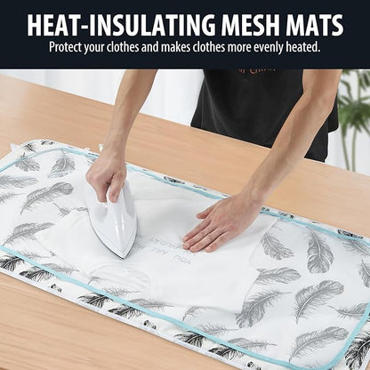Seiritex Ironing Mat, Portable Ironing Pad 39.4 x 18.9 inch Table Top Iron
