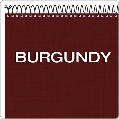 Tops Docket Gold Project Planner, 8-1/2" x 11-3/4", Top-Wire Bound, Project Rule, Burgundy Cover, 70 Sheets (63753)