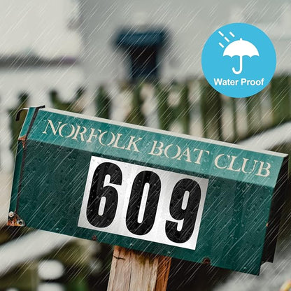 2 PACK,120 Numbers, Reflective Adhesive Mailbox Number Pack, 3", Waterproof Number Stickers for Signs, Door, Cars, Trucks, Home, Business, Address Number