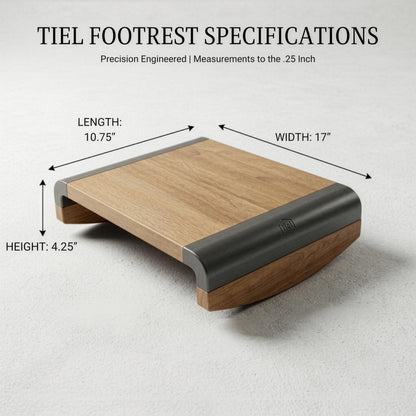 Tiel Ergonomic Foot Rest for Under Desk at Work, Rocking Footrest with Comfort Support, Office Foot Stool for Desk Chair, Leg Rest Stand for Home and Remote Office