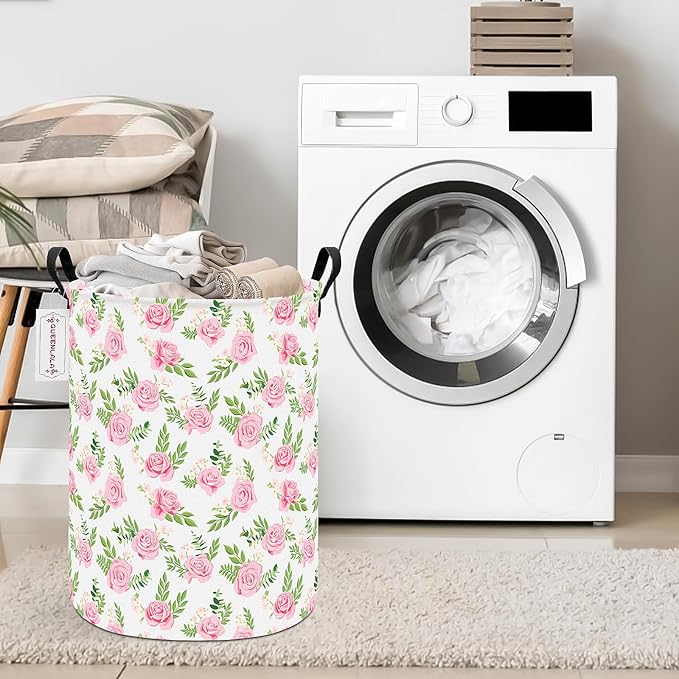 QUEENLALA Large Storage Basket, Laundry Hamper/Bathroom/Home Decor/Collapsible