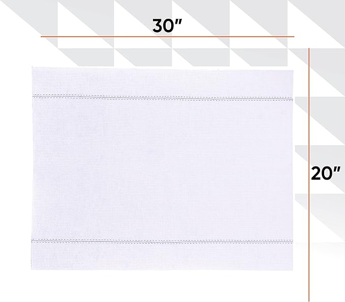Superio White Squeegee Cloths for Cuban-Style Mop, Israeli Spunja Cleaning Mop