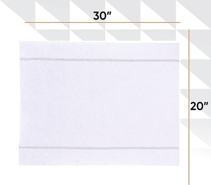 Superio White Squeegee Cloths for Cuban-Style Mop, Israeli Spunja Cleaning Mop