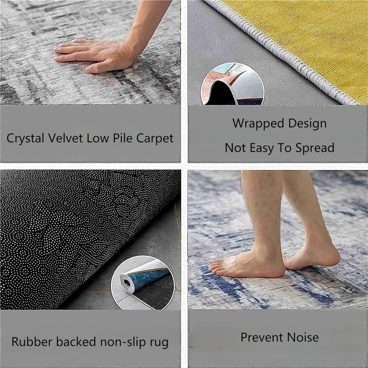 Fouiunler Country Cow Area Rug 4x6ft Washable Farmhouse Accent Western Rug,Durable Native Cabin Rugs,with Non-Slip Backing Indoor Rugs for Living Room Bedroom Dining Room Vintage Farm Mat