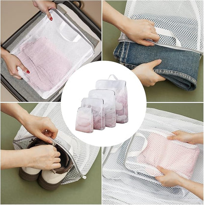 GWT 4Pcs 3D Mesh Laundry Bags