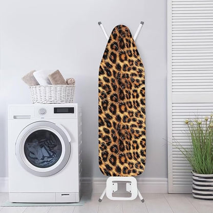 Leopard Print Ironing Board Cover and Pad 15 X 54 Thick Padding