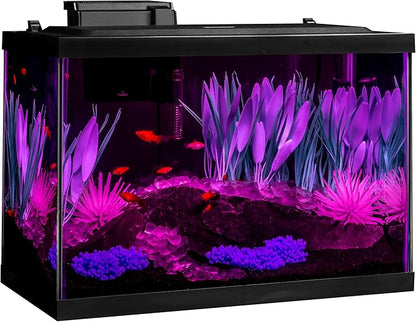 Tetra ColorFusion Aquarium 20 Gallon Fish Tank Kit, Includes LED Lighting and Decor