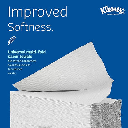 Kleenex Professional Universal Multifold Paper Towels, Absorbency Pockets