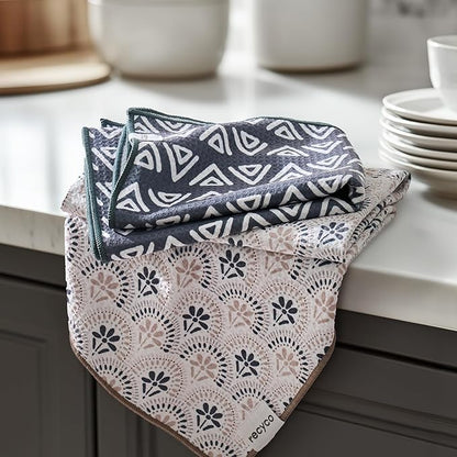 RECYCO Waffle Kitchen Towel Set of 2