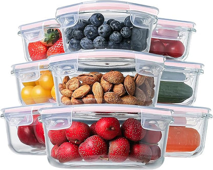 HOMBERKING Glass Food Storage Containers