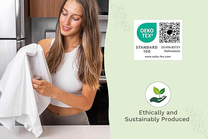 Organic Cotton White Dish Towels