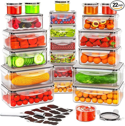 44 PCS Food Storage Container
