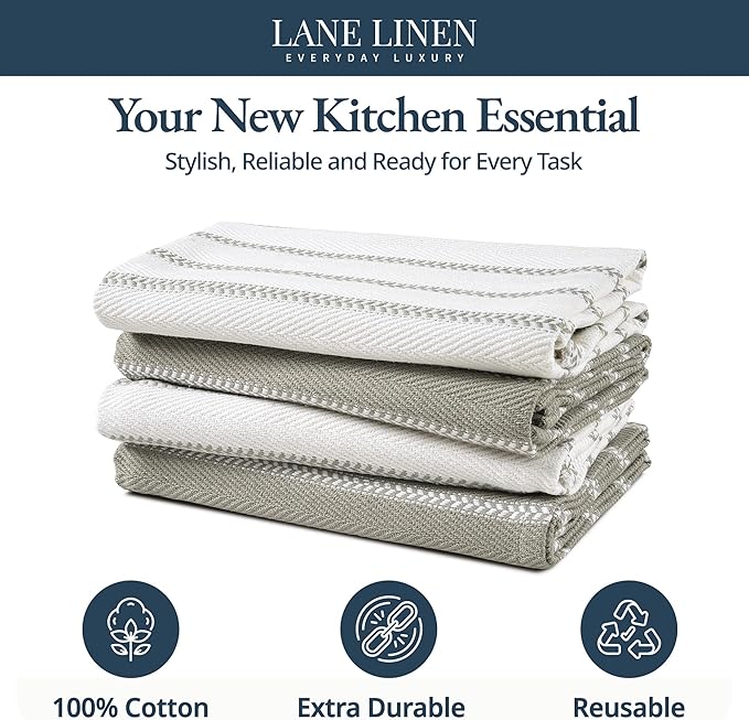 LANE LINEN Kitchen Towels Set